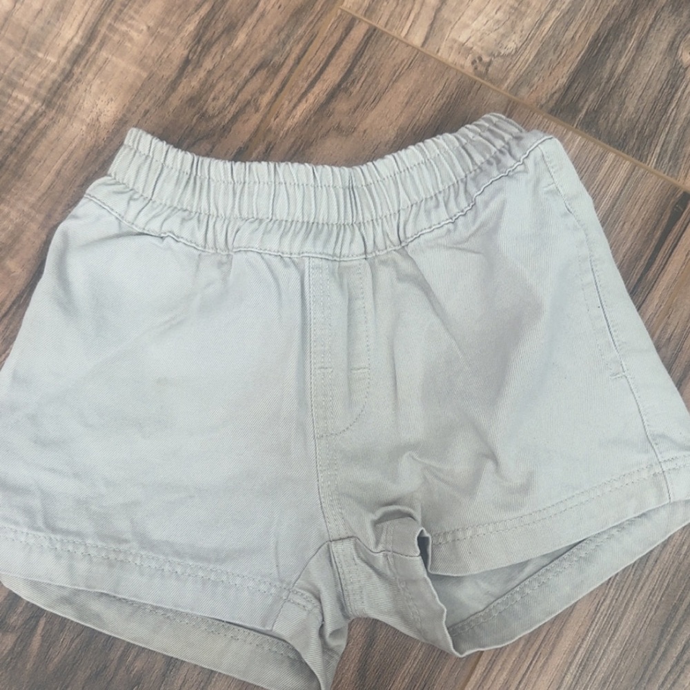 The Beaufort Bonnet Company Tan High Waist Shorts